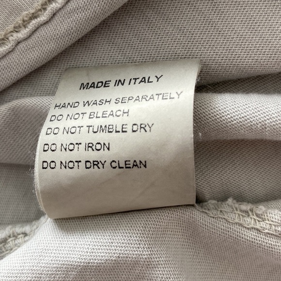 Trame light gray Womens Ruffle Sleeve T Shirt  Gorgeous ruffled sleeves. Large - Picture 9 of 10